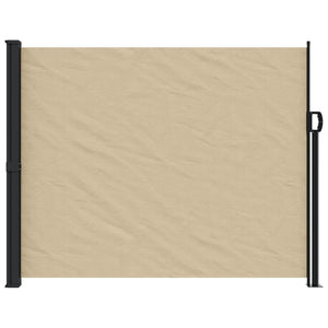 vidaXL Retractable Side Awning Beige 160x300 cm