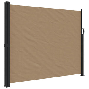 vidaXL Retractable Side Awning Taupe 160x300 cm