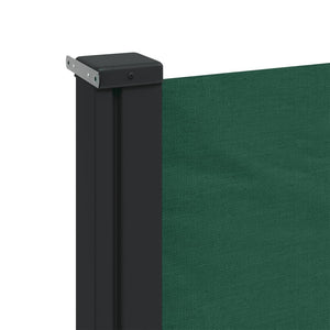 vidaXL Retractable Side Awning Dark Green 160x300 cm