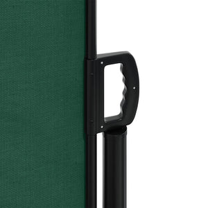 vidaXL Retractable Side Awning Dark Green 160x300 cm