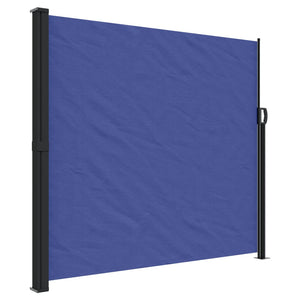 vidaXL Retractable Side Awning Blue 180x300 cm