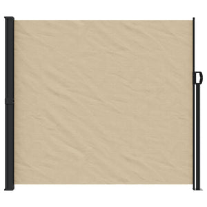 vidaXL Retractable Side Awning Beige 180x300 cm