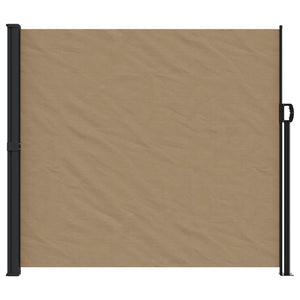 vidaXL Retractable Side Awning Taupe 180x300 cm