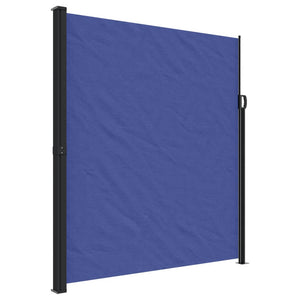 vidaXL Retractable Side Awning Blue 220x300 cm