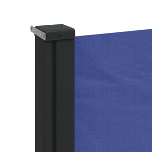 vidaXL Retractable Side Awning Blue 220x300 cm