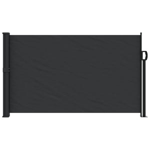 vidaXL Retractable Side Awning Black 120x500 cm