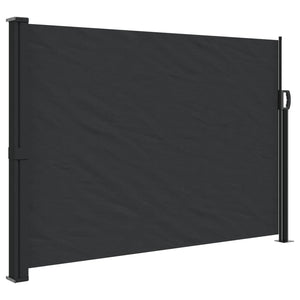 vidaXL Retractable Side Awning Black 140x500 cm