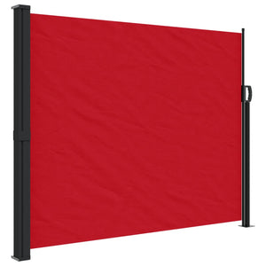 vidaXL Retractable Side Awning Red 160x500 cm