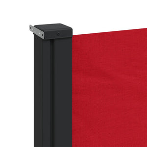 vidaXL Retractable Side Awning Red 160x500 cm