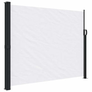 vidaXL Retractable Side Awning White 160x500 cm