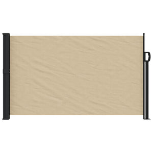 vidaXL Retractable Side Awning Beige 120x600 cm