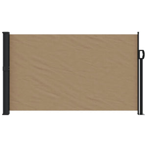 vidaXL Retractable Side Awning Taupe 120x600 cm