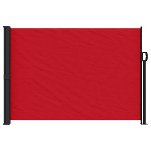 vidaXL Retractable Side Awning Red 140x600 cm