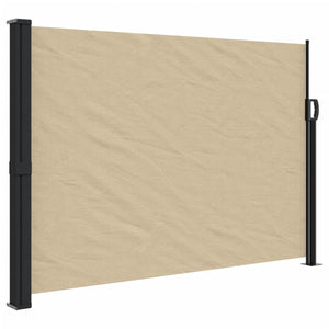 vidaXL Retractable Side Awning Beige 140x600 cm