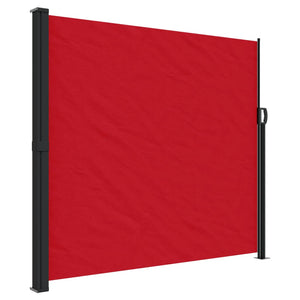 vidaXL Retractable Side Awning Red 180x600 cm