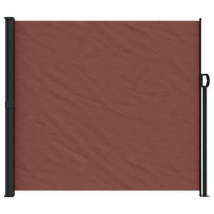 vidaXL Retractable Side Awning Brown 180x600 cm