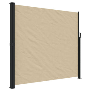 vidaXL Retractable Side Awning Beige 180x600 cm