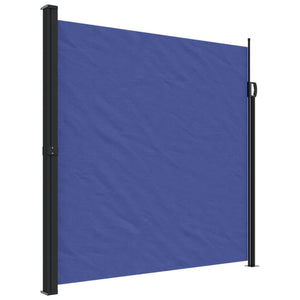 vidaXL Retractable Side Awning Blue 200x600 cm