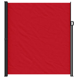 vidaXL Retractable Side Awning Red 220x600 cm