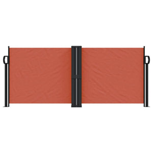 vidaXL Retractable Side Awning Terracotta 100x600 cm