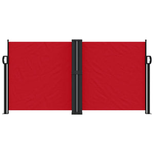 vidaXL Retractable Side Awning Red 120x600 cm