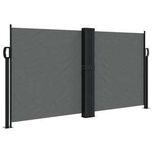 vidaXL Retractable Side Awning Anthracite 120x600 cm