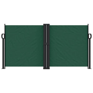 vidaXL Retractable Side Awning Dark Green 120x600 cm