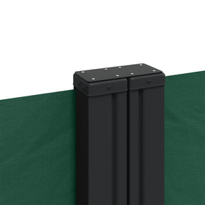 vidaXL Retractable Side Awning Dark Green 120x600 cm