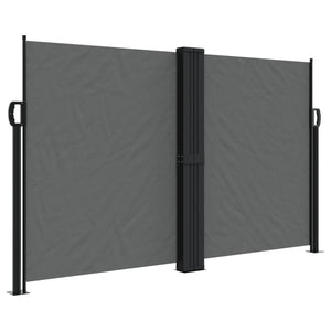 vidaXL Retractable Side Awning Anthracite 140x600 cm