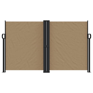 vidaXL Retractable Side Awning Taupe 140x600 cm