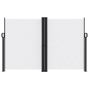 vidaXL Retractable Side Awning White 160x600 cm