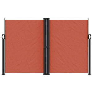 vidaXL Retractable Side Awning Terracotta 160x600 cm