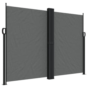 vidaXL Retractable Side Awning Anthracite 180x600 cm