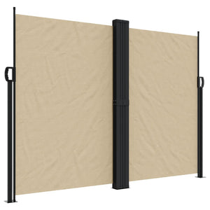 vidaXL Retractable Side Awning Beige 180x600 cm