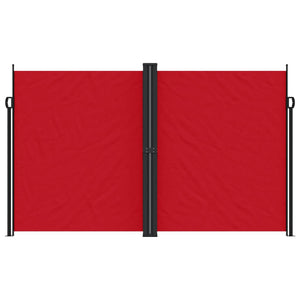 vidaXL Retractable Side Awning Red 200x600 cm