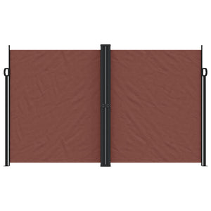 vidaXL Retractable Side Awning Brown 200x600 cm