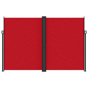 vidaXL Retractable Side Awning Red 220x600 cm