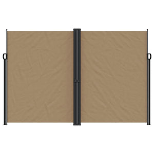 vidaXL Retractable Side Awning Taupe 220x600 cm