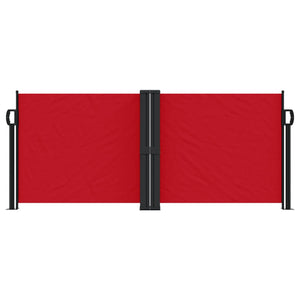 vidaXL Retractable Side Awning Red 100x1000 cm