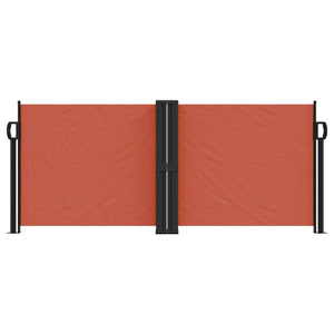 vidaXL Retractable Side Awning Terracotta 100x1000 cm