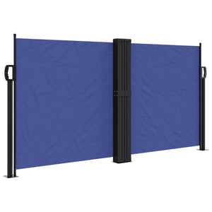 vidaXL Retractable Side Awning Blue 120x1000 cm