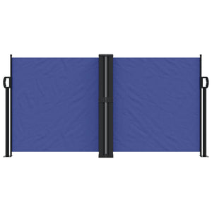 vidaXL Retractable Side Awning Blue 120x1000 cm