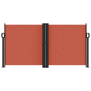 vidaXL Retractable Side Awning Terracotta 120x1000 cm