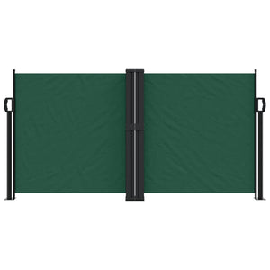 vidaXL Retractable Side Awning Dark Green 120x1000 cm