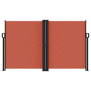 vidaXL Retractable Side Awning Terracotta 140x1000 cm