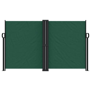 vidaXL Retractable Side Awning Dark Green 140x1000 cm