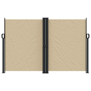 vidaXL Retractable Side Awning Beige 160x1000 cm