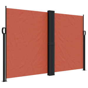 vidaXL Retractable Side Awning Terracotta 160x1000 cm