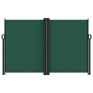 vidaXL Retractable Side Awning Dark Green 160x1000 cm