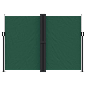 vidaXL Retractable Side Awning Dark Green 180x1000 cm